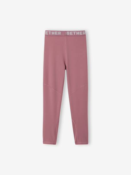 Essential Leggings for Girls anthracite+old rose+sage green - vertbaudet enfant 