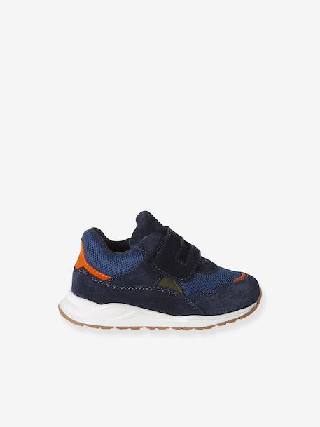 Chaussures premiers pas bébé à scratch bleu - vertbaudet enfant 
