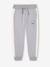 Jogging garçon bande côté bordeaux+gris chiné+rouge+vert - vertbaudet enfant 