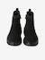 Boots fille cuir zippées noir - vertbaudet enfant 