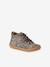 Soft leather lace-up ankle boots for baby's first steps brown+dark brown+fuchsia+rose - vertbaudet enfant 