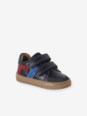 -Hook&Loop Leather Trainers for Babies