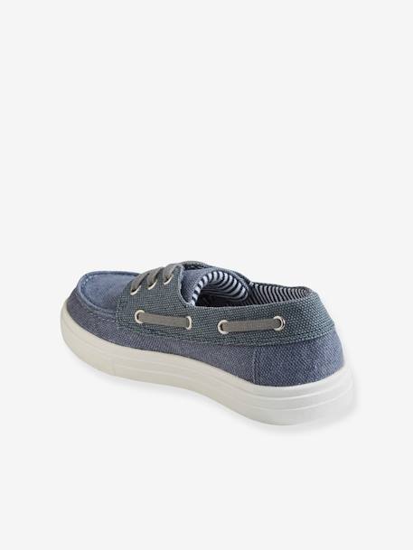 Boat Shoes for Boys Blue - vertbaudet enfant 