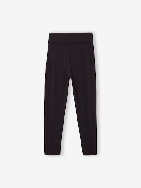 Sports leggings for girls anthracite - vertbaudet enfant 