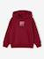 Hooded sweatshirt for boys marl red+navy blue - vertbaudet enfant 