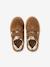 Pair of girls leather trainers beige+brown+old rose - vertbaudet enfant 