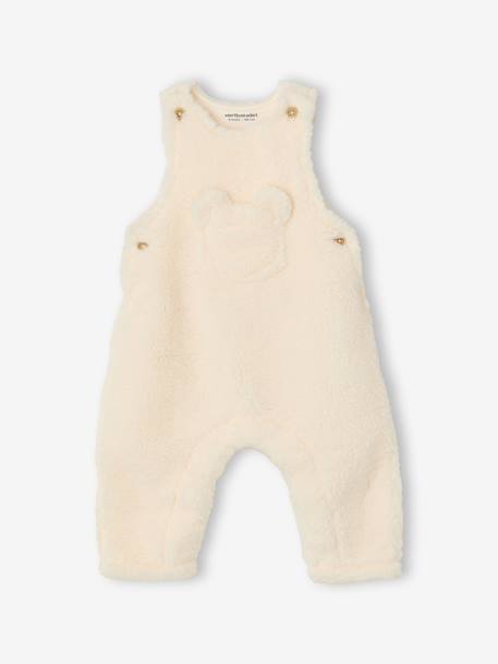 Dungarees and bodysuit set for baby vanilla - vertbaudet enfant 