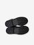 Boots fille cuir zippées noir - vertbaudet enfant 