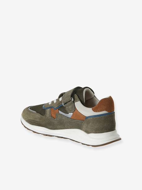 Pair of boys trainers khaki+navy blue - vertbaudet enfant 
