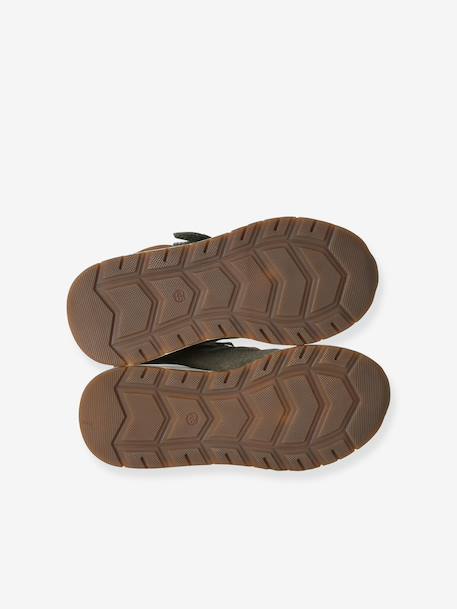 Pair of boys trainers khaki+navy blue - vertbaudet enfant 