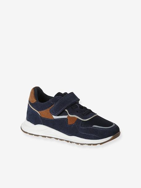 Pair of boys trainers khaki+navy blue - vertbaudet enfant 