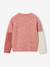 Pull fille manches longues olive+rose poudré - vertbaudet enfant 