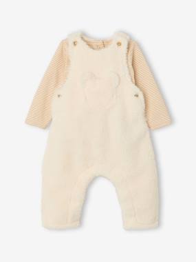 -Dungarees and bodysuit set for baby