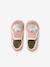 Zipped Soft Leather Ankle Boots for Babies gold+old rose - vertbaudet enfant 