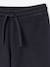 Wide-leg knitted trousers for girls anthracite+beige - vertbaudet enfant 