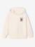 Hooded sweatshirt for boys ecru - vertbaudet enfant 