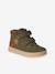 Pair of boys boots with straps khaki+navy blue - vertbaudet enfant 