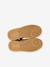 Baskets fille cuir à lacets fermeture zip beige+marron - vertbaudet enfant 