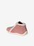 Bottines zippées souples en cuir bébé or+vieux rose - vertbaudet enfant 