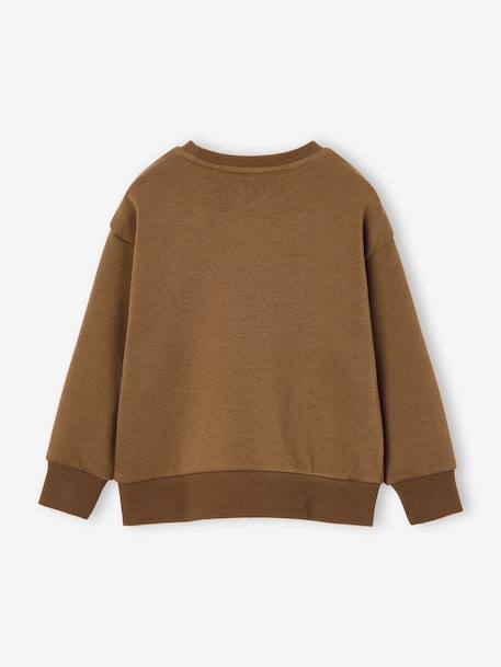 Sweat garçon col rond noisette - vertbaudet enfant 