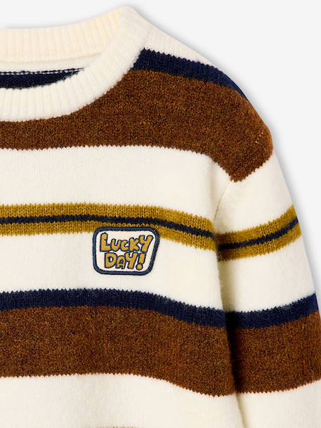 Jumper for boys hazel+navy blue - vertbaudet enfant 