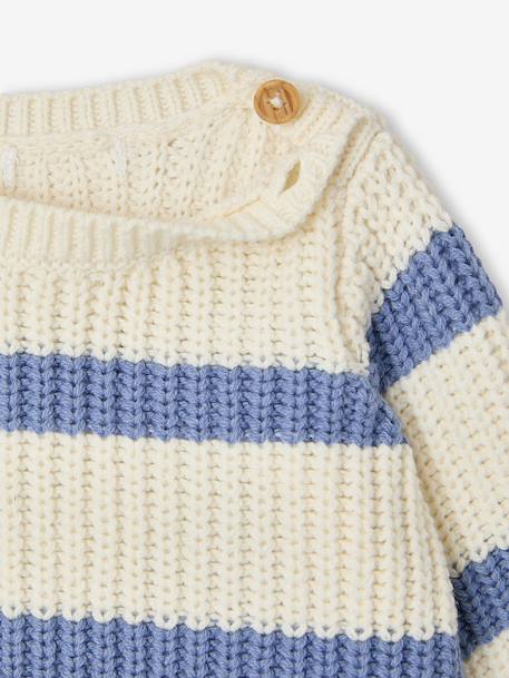 3-piece knitwear set for newborn boys blue - vertbaudet enfant 