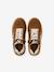 Baskets fille cuir à lacets fermeture zip beige+marron - vertbaudet enfant 