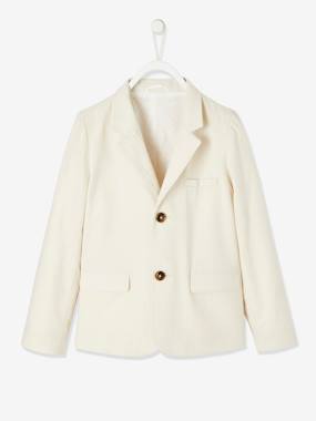 Veste garçon cérémonie en coton/lin  - vertbaudet enfant