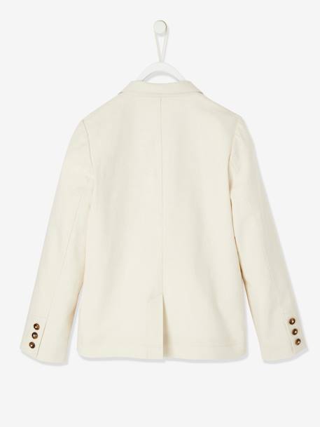 Veste garçon cérémonie en coton/lin beige+beige clair+bleu+marine foncé+vert sauge - vertbaudet enfant 