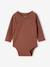 Pack of 5 long-sleeved bodysuits for newborn marl beige - vertbaudet enfant 