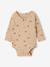Pack of 5 long-sleeved bodysuits for newborn marl beige - vertbaudet enfant 