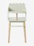 FSC® scalloped wooden doll's high chair white - vertbaudet enfant 