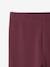 Long leggings for girls black+plum - vertbaudet enfant 