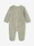 Pack of 2 baby sleepsuits with front opening cappuccino+pale pink+sage green - vertbaudet enfant 