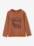 Long-sleeved T-shirt for boys anthracite+cappuccino+red+sage green+white - vertbaudet enfant 
