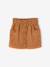 Corduroy Skirt with Heart Pockets for Girls anthracite+camel+mauve+peacock blue - vertbaudet enfant 