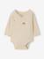 Lot de 5 bodies naissance manches longues beige chiné - vertbaudet enfant 
