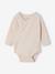 Lot de 5 bodies naissance manches longues beige chiné - vertbaudet enfant 