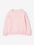 Long-sleeved jumper for girls navy blue+raspberry pink+rose - vertbaudet enfant 