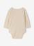 Lot de 5 bodies naissance manches longues beige chiné - vertbaudet enfant 