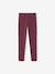 Legging long fille noir+prune - vertbaudet enfant 