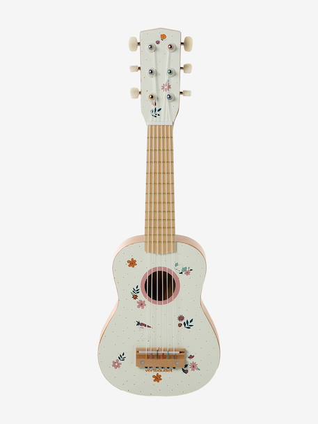 Guitare en bois FSC® beige+rose - vertbaudet enfant 