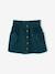 Corduroy Skirt with Heart Pockets for Girls anthracite+camel+mauve+peacock blue - vertbaudet enfant 