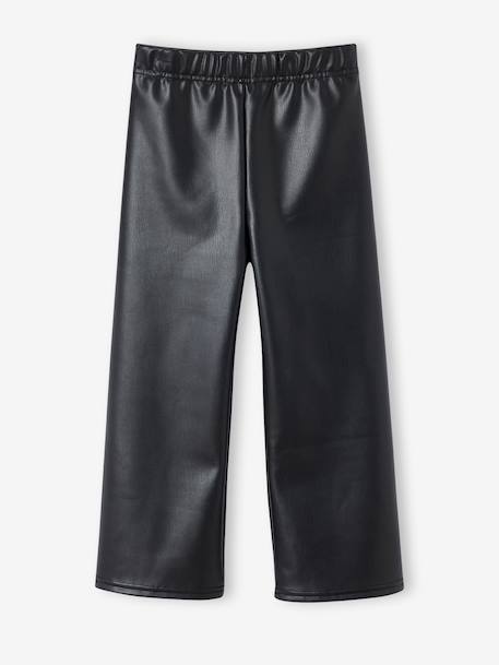 Long slim leggings for girls black - vertbaudet enfant 