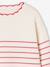 Long-sleeved jumper for girls navy blue+raspberry pink+rose - vertbaudet enfant 