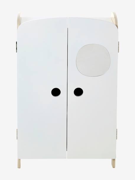 FSC® 100% wooden doll wardrobe white - vertbaudet enfant 