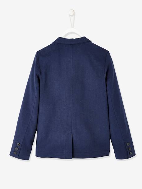 Veste garçon cérémonie en coton/lin beige+beige clair+bleu+marine foncé+vert sauge - vertbaudet enfant 
