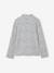 Long-sleeved roll-neck top for girls ecru+green - vertbaudet enfant 