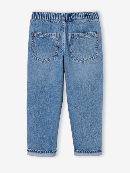 Loose-fit jeans for boys black+double stone - vertbaudet enfant 