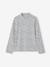 Long-sleeved roll-neck top for girls ecru+green - vertbaudet enfant 